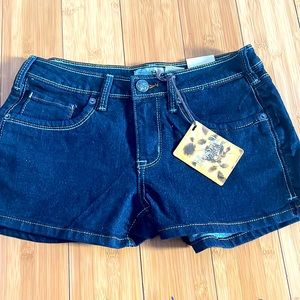 Dark blue jeans shorts by hybrid and company